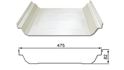 YX82-475(U-475) (Hidden type roof sheet)