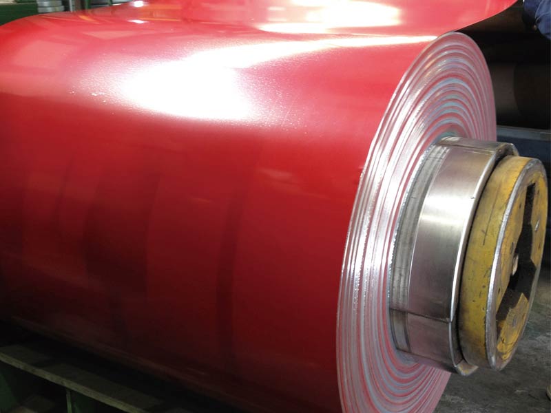 Foto principale della bobina d'acciaio con rivestimento a colori